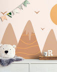 Papier Peint Enfant - Montagne Scandinave