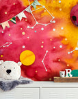 Papier Peint Enfant - Constellations Mystérieuses