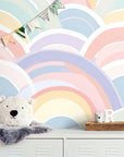 Papier Peint Arc-En-Ciel - Couleurs Vives