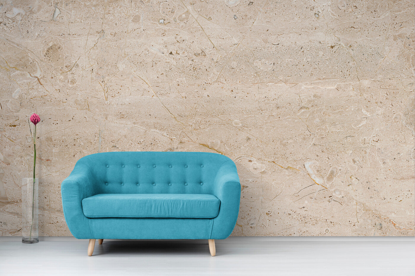 Papier Peint Pierre - Marbre Beige Naturel