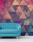 Papier Peint Abstrait - Triangles Artistiques