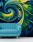 Art Deco Wallpaper - Spiral Vortex