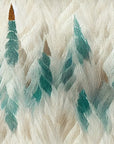 Nature wallpaper - pampas grass and turquoise accents