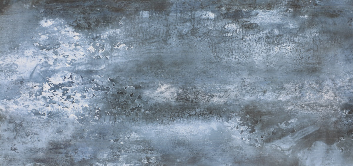 Papier peint grunge - texture de ciment bleuté vieilli