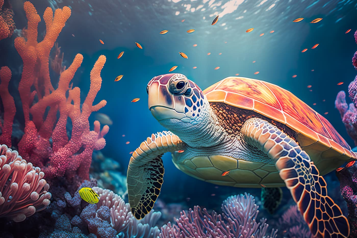 Papier Peint Art & Déco - Marbrure Pastel