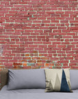 Retro Wallpaper - Aged Red Brick Wall