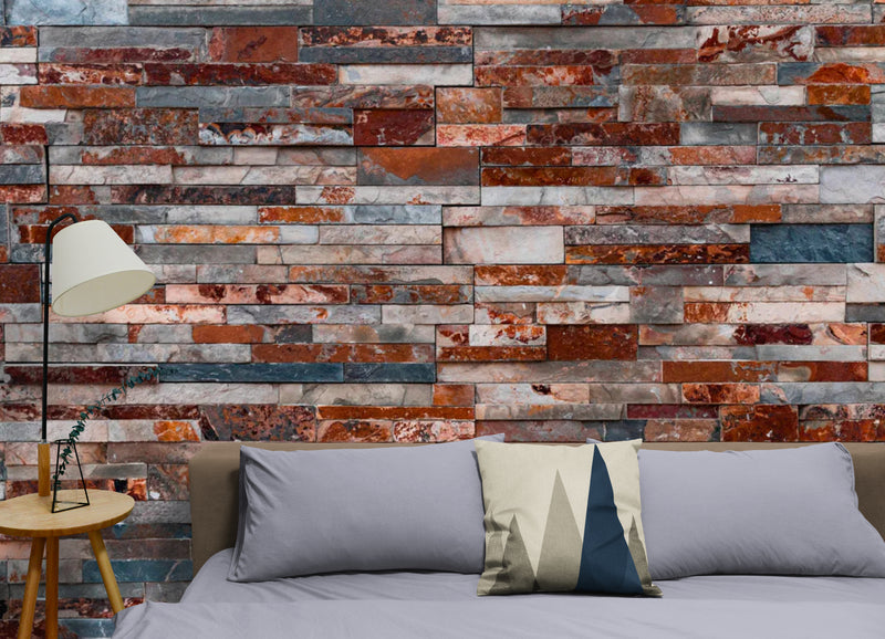 Papier Peint Imitation - Mur De Pierres