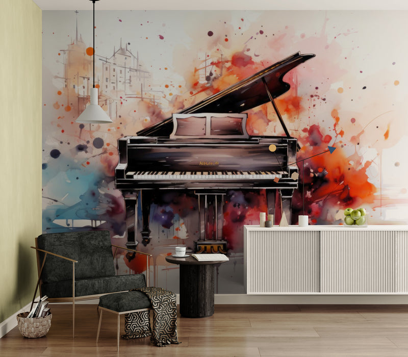 Papier Peint Moderne - Art Musical
