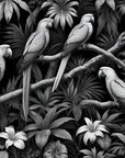 Papier Peint Jungle Tropicale - Ambiance Sombre Avec Animaux