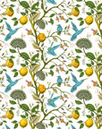 Papier Peint Art & Déco - Oiseaux et Branches Dorées