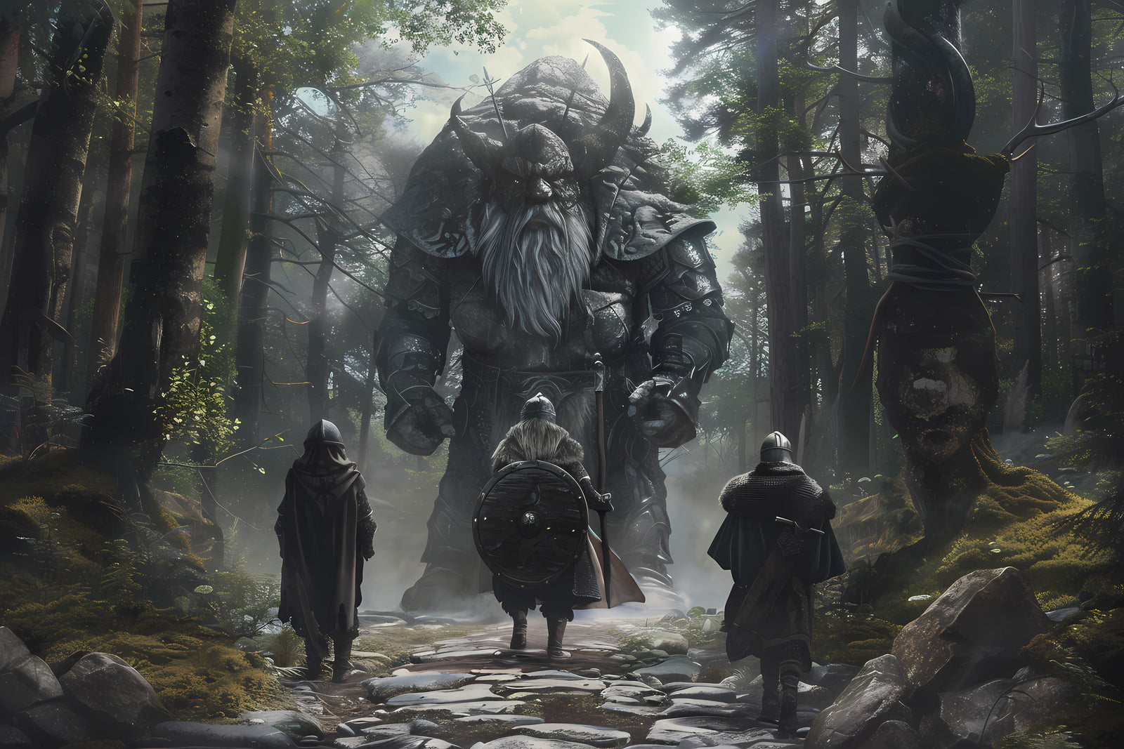 Fantasy Wallpaper – Ancient Forest Giant