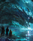 Papier peint Fantaisie – dragon de glace mythique