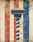 Vintage Wallpaper – Retro American Barber Pole