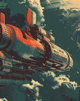 Science fiction wallpaper – futuristic spaceship