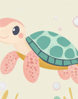 Children's Wallpaper – Cute Pastel Sea Turtle