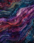 Abstract wallpaper – cosmic wave with deep pigments