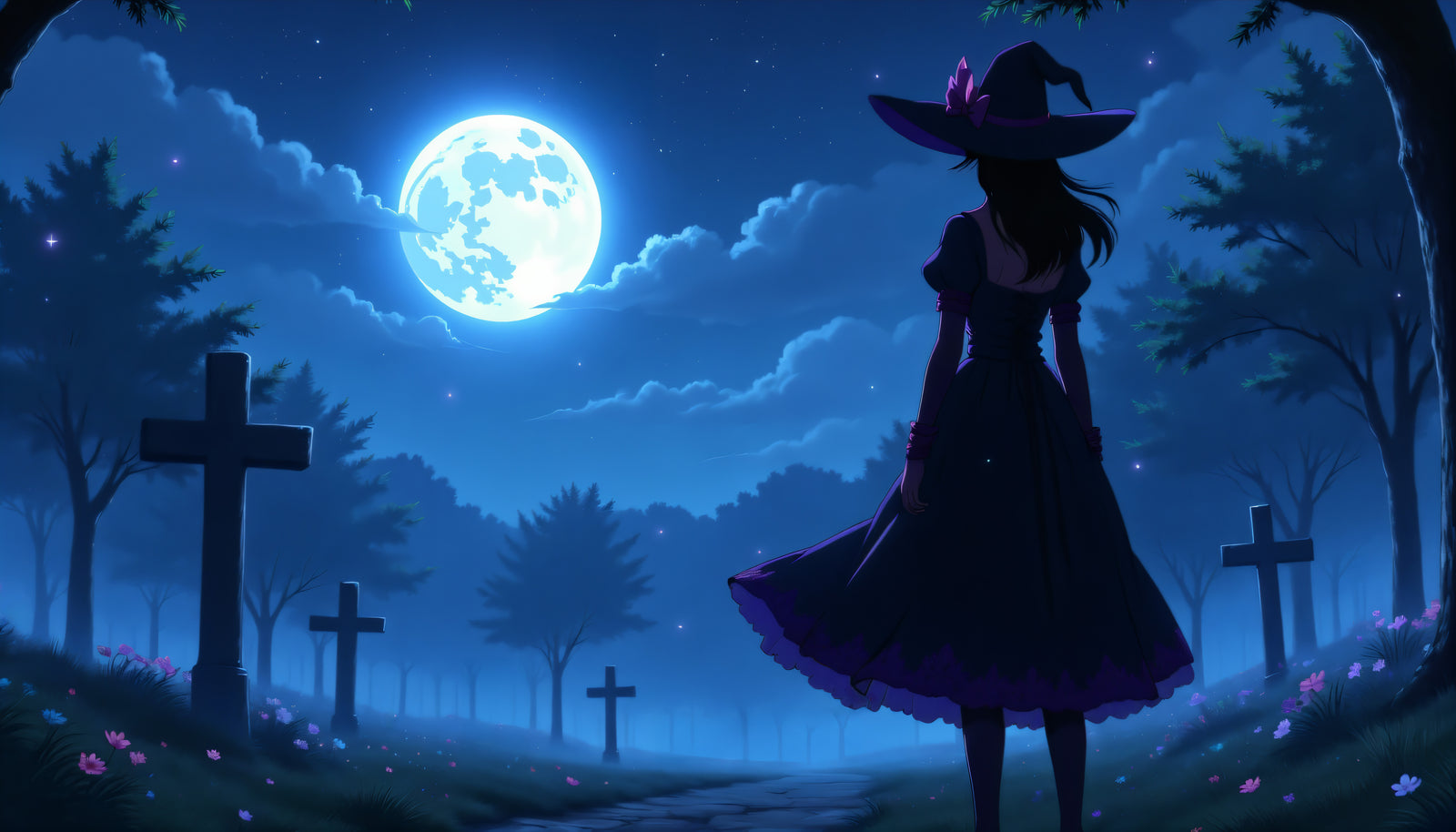 Fantasy Wallpaper – Witch in the Moonlight Fantasy Wallpaper – Witch in the Moonlight Fantasy Wallpaper – Witch in the Moonlight