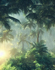 Papier Peint Panoramique - Forêt Tropicale Verdoyante