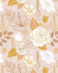 Floral Wallpaper - Roses and Bohemian Flowers