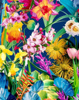 Papier Peint Jardin Fleuri - Oasis De Couleurs