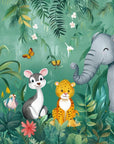 Papier Peint Enfant - Animaux De La Savane