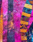 Papier peint graffiti - motifs abstraits vert et violet
