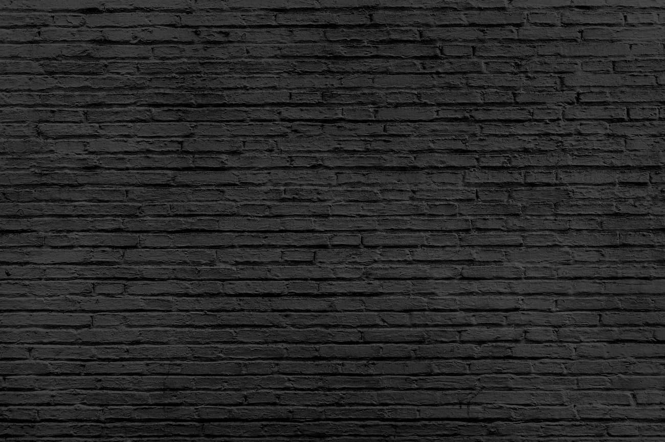 Black and White Wallpaper - Dark Embossed Bricks