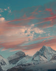 Mountain Wallpaper – Pink Sky Peaks