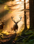 Animal Wallpaper - Deer in Golden Light