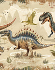Papier Peint Enfant - Préhistoire Dinosaure