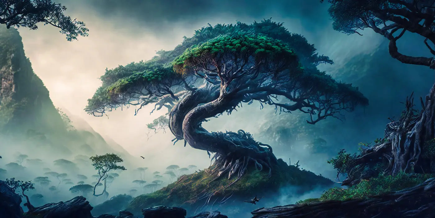 Forest Wallpaper - Mystical Ancestral Tree