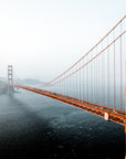 Papier peint Voyage – Pont Golden Gate et brume