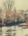 Nature Wallpaper – Calm River in Autumn Forest
