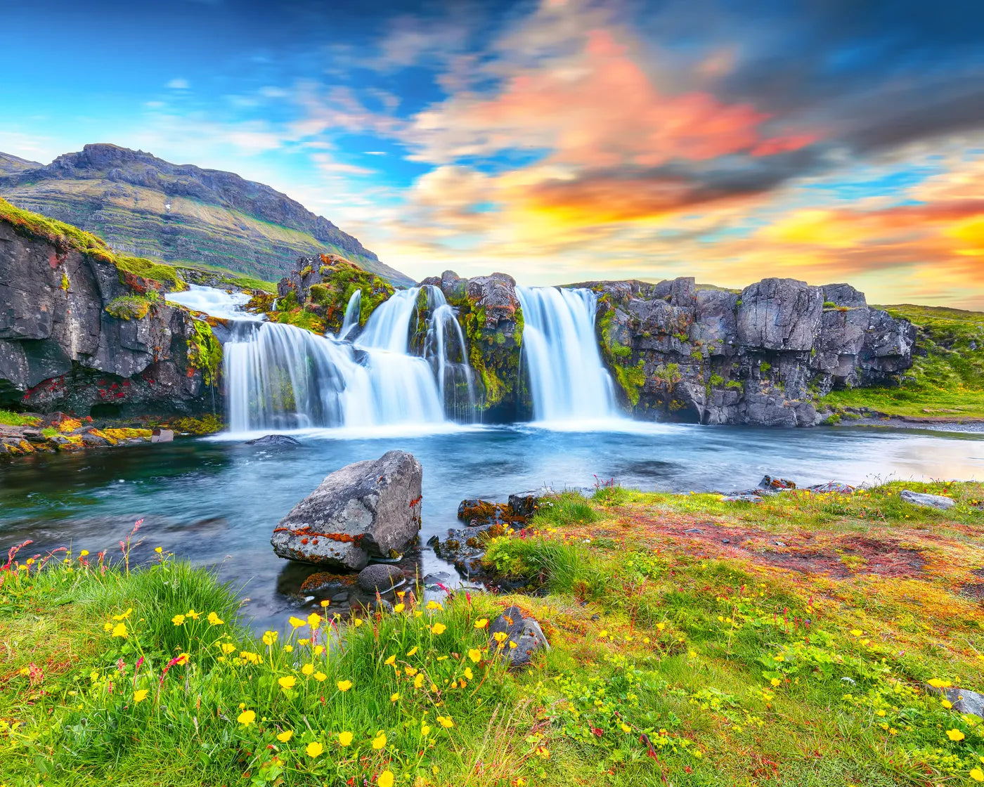 Landscape Wallpaper - Rainbow Waterfall