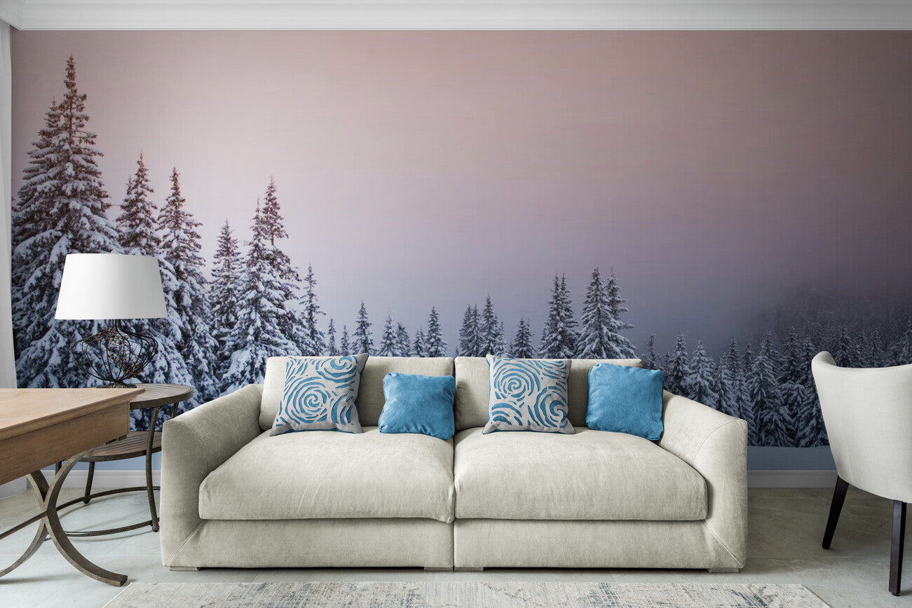 Forest Wallpaper - Snowy Winter