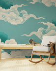 Papier Peint Japonais - Nuages Clairs