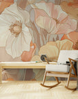Papier Peint Art & Déco - Mur Floral