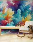 Papier Peint Aquarelle - Explosion De Couleurs