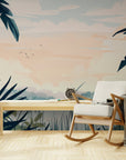 Papier Peint Illustration - Paysage Paisible