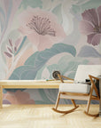 Papier Peint Floral - Pastel Apaisant