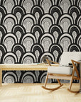 Papier Peint Art & Déco - Noir Et Blanc