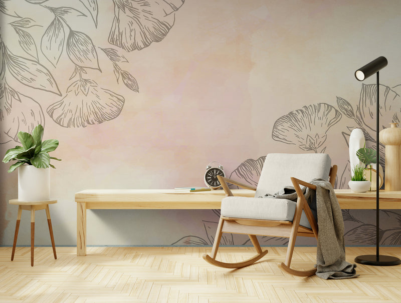 Pastel Wallpaper - Delicate Floral