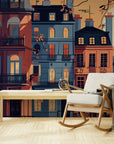Papier Peint Illustration - Bâtiments