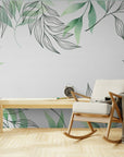 Papier Peint Feuillage - Forêt Tropicale Verte