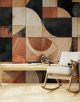 Papier Peint Art Moderne - Motif Géométrique