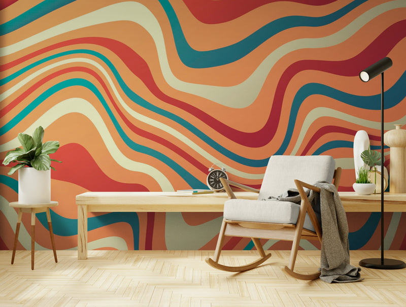 Retro Wallpaper - Waves