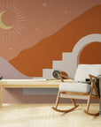 Papier Peint Boho - Paysage Architectural