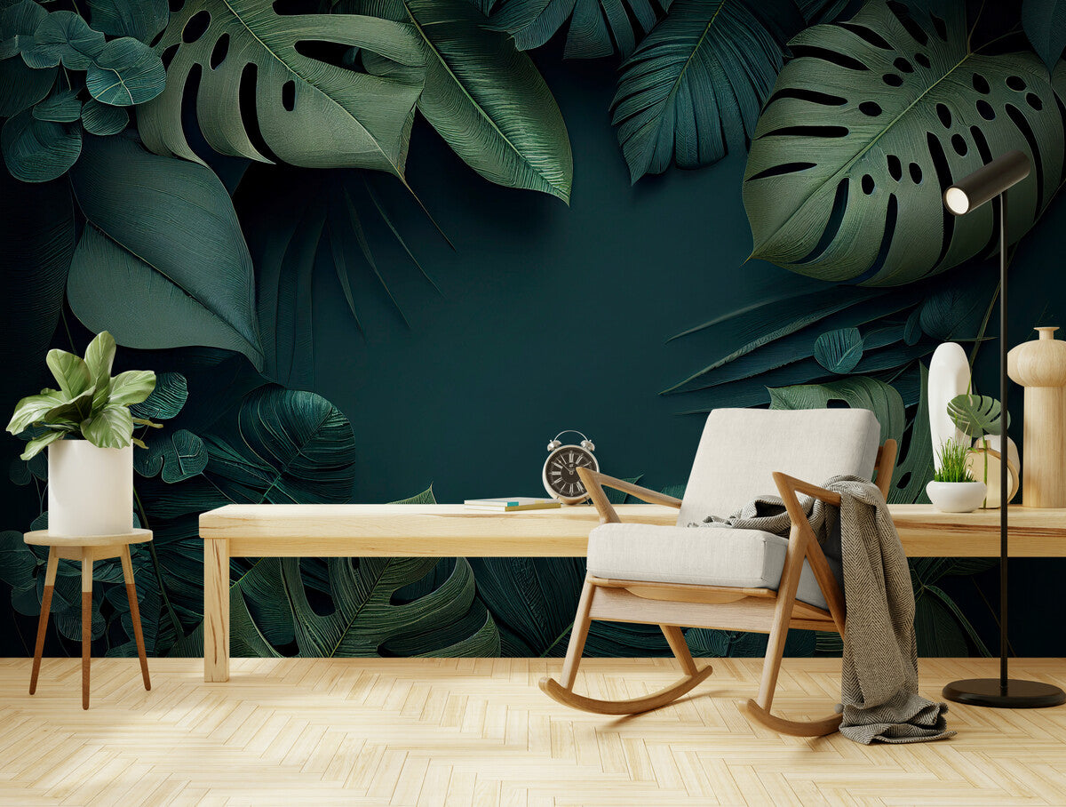 Papier Peint Feuillage - Éclats de Vert