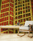 Papier Peint Illustration - Buildings Jaunes