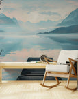 Papier Peint Paysage - Ponton Etendue D’eau
